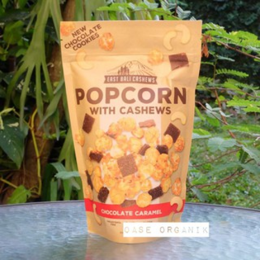 East Bali Popcorn with Cashew Chocolate Caramel 90 gram