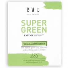 Evete Naturals EASY-MIX Face Mask Kit Super Green