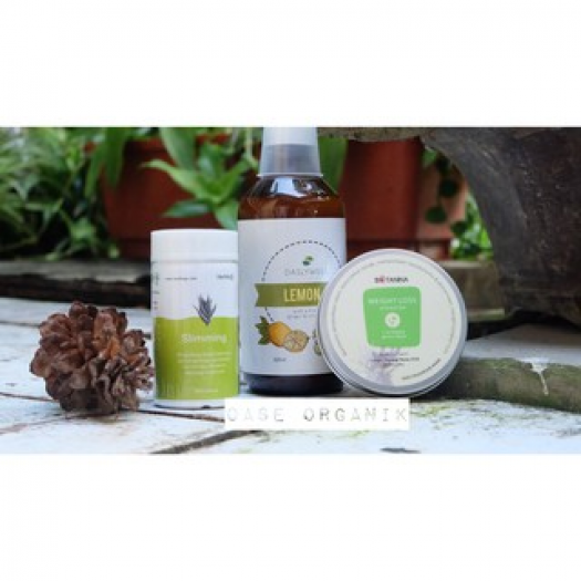 Paket Dailywell Lemon Plus, Botanina Weight Loss Op & Herbilogy Slimming Capsule